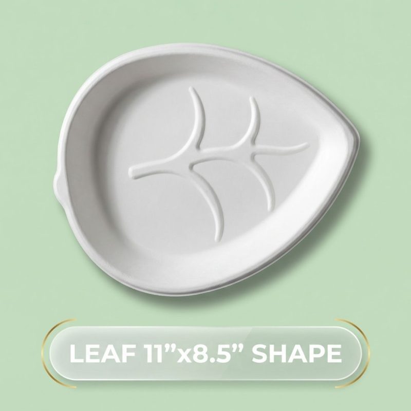 Leaf Plates With Section